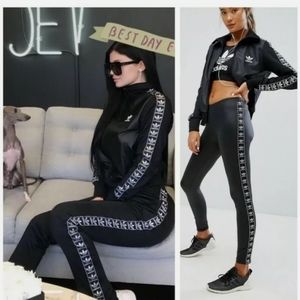 adidas | Jackets u0026 Coats | Adidas Berlin Leather Like Jacket Aso Kylie  Jenner | Poshmark